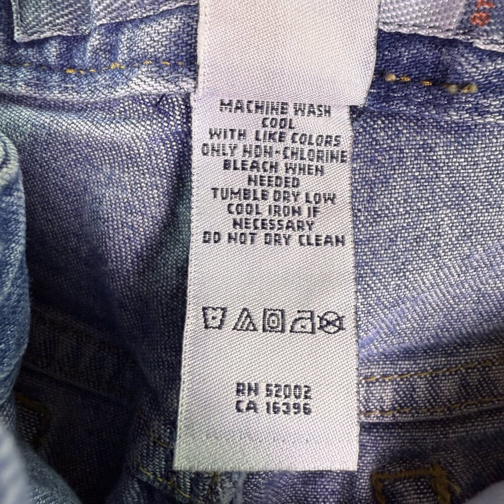 Liz Claiborne Women's Jeans Size 6 R Straight Leg Mid Rise Denim 29x30 F069 - Picture 5 of 13